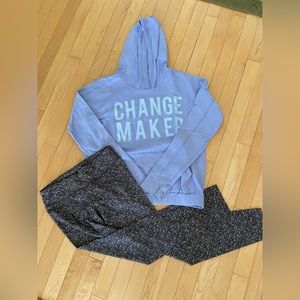 Athleta Girl Sweatshirt and Leggings pack